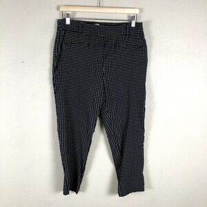 Jules & Leopold Pants Womens X Large Black White Check Casual Classic Versatile